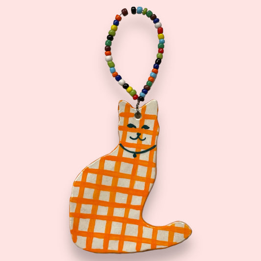 Orange Cat Ornament