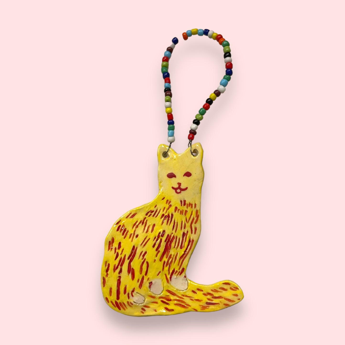 Yellow Cat Ornament
